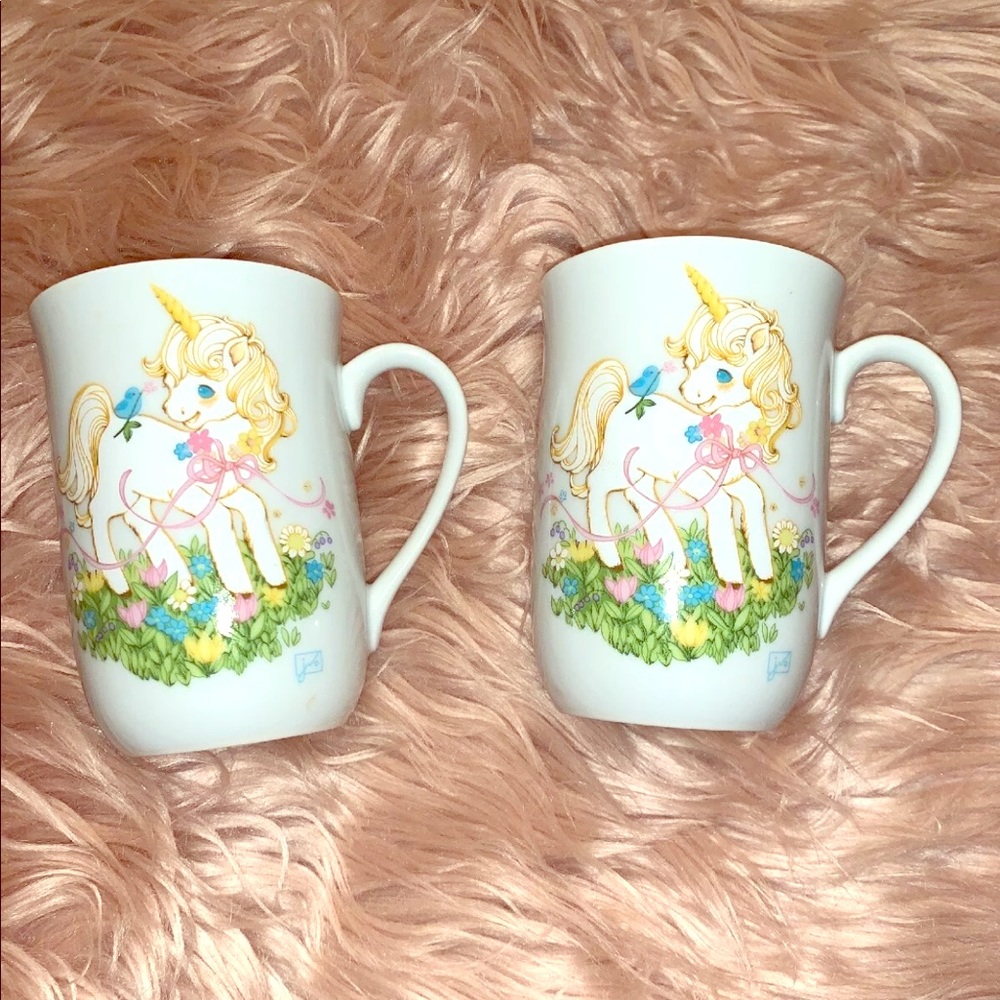 2 Otagiri Japan UNICORN MUGS - Vintage